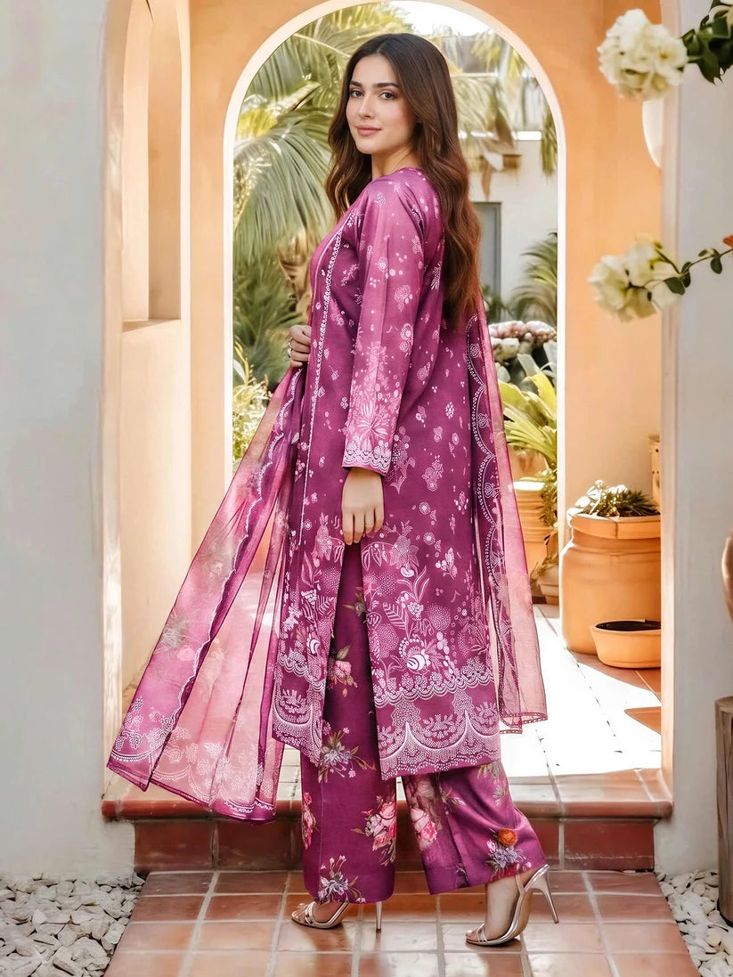 3 Pc Ready To Wear Lawn- A3001SU-XSL-489
