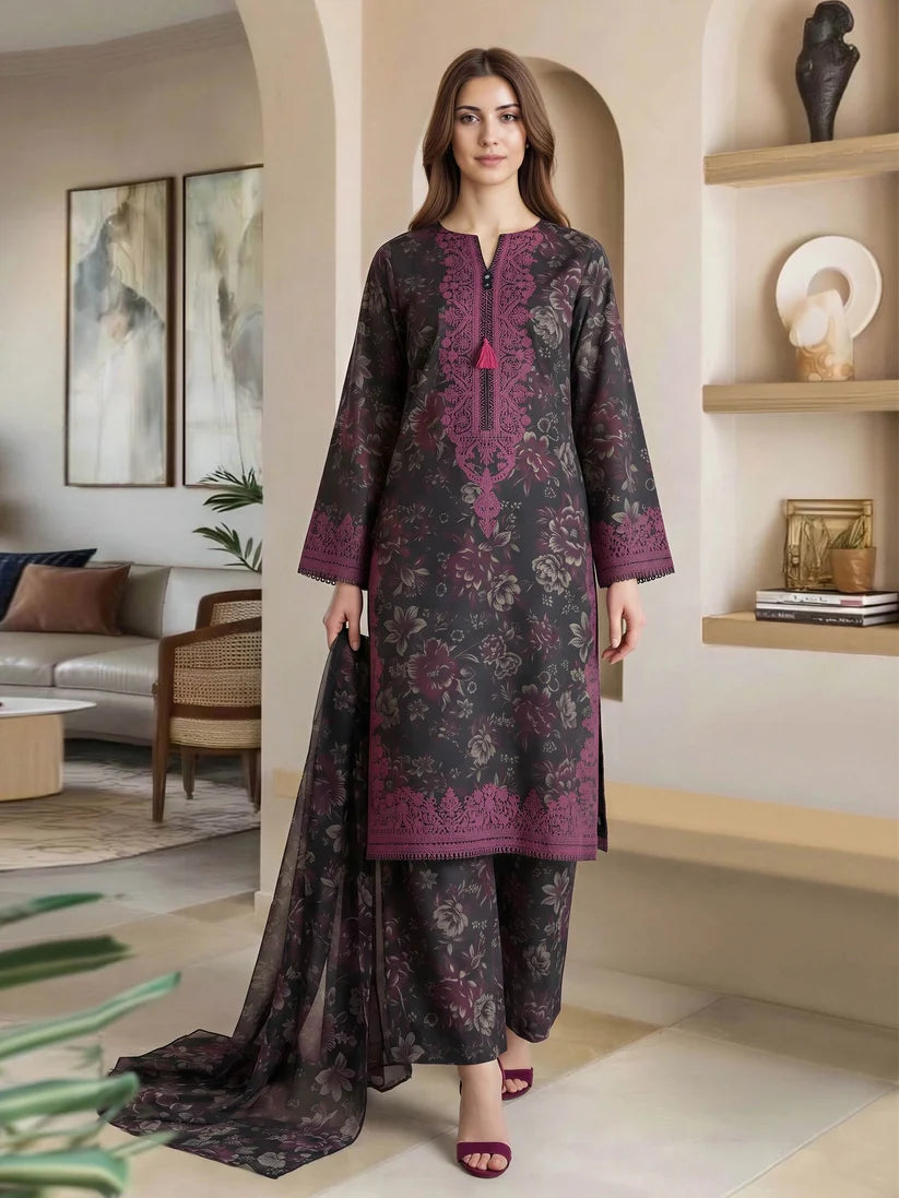 3 Pc Ready To Wear Lawn-A3771SU-XSL-034