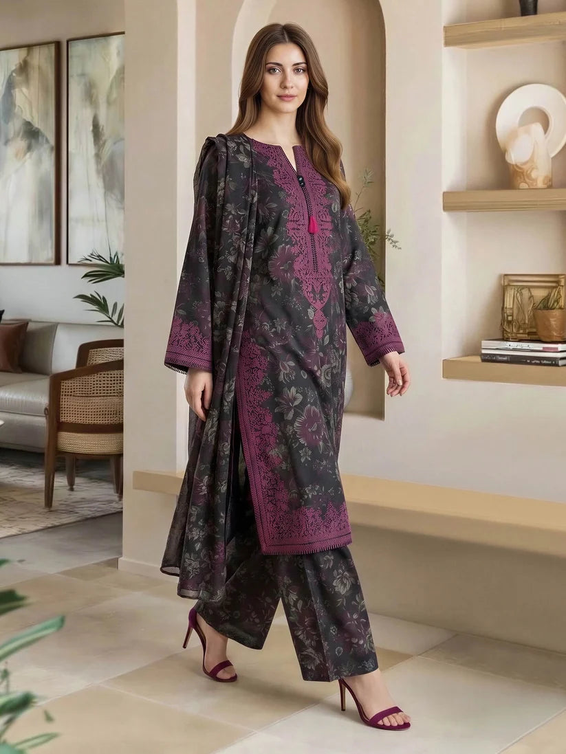 3 Pc Ready To Wear Lawn-A3771SU-XSL-034