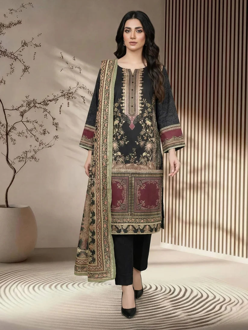 3 Pc Ready To Wear Lawn- A4000SU-SML-034