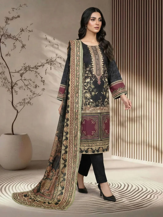 3 Pc Ready To Wear Lawn- A4000SU-SML-034
