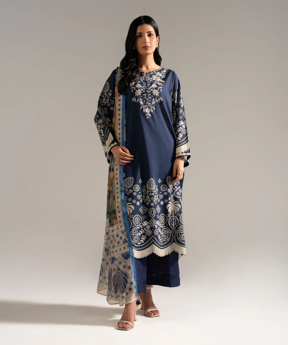 3 Pc Ready To Wear Lawn- PEW26CAHMV81